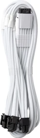 CableMod RT-Series Pro ModMesh 12VHPWR for ASUS and Seasonic, 3x 8-Pin PCIe Stecker auf 16-Pin PCIe 5.0 12VHPWR Stecker, Adapterkabel, weiß, 60cm