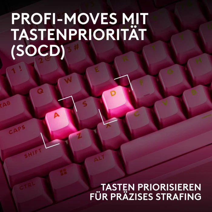 Logitech G PRO X2 TKL Rapid, magenta, KS-20 Magnetic Analog, USB, UK