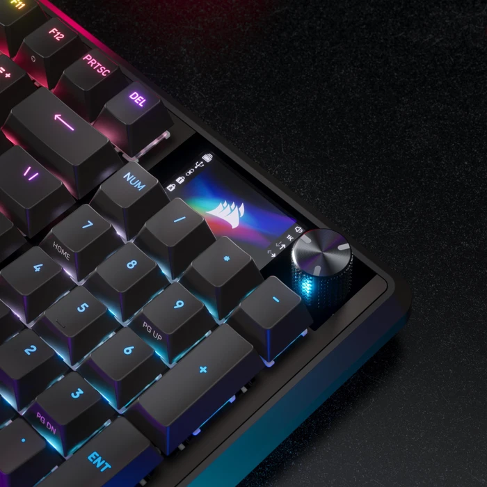 Corsair Vanguard PRO 96 Hall Effect, schwarz, LEDs RGB, Corsair MGX Hyperdrive, USB, US