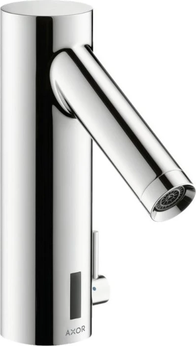 Hansgrohe Axor Starck elektrische Waschbeckenarmatur mit Temperaturregulierung und Batterie brushed bronze