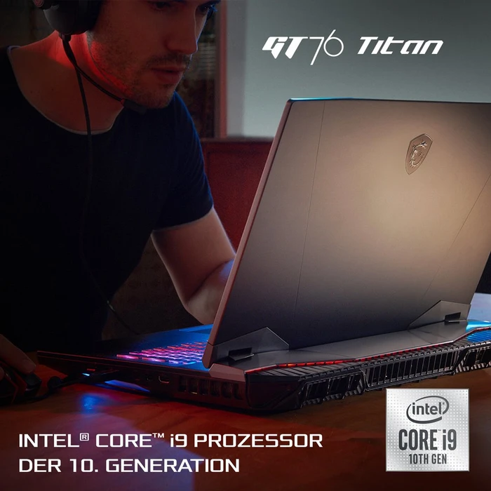 MSI GT76 10SGS-045 Titan DT GT76 10SGS-045, Core i9-10900K, 64GB RAM, 2TB SSD, GeForce RTX 2080 SUPER, DE