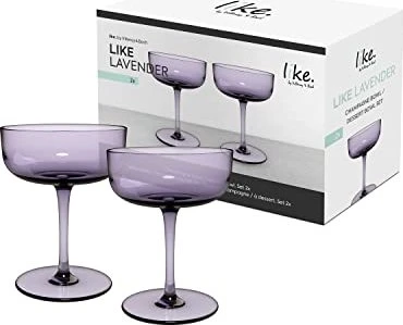 like by Villeroy & Boch Like Lavender Sektglas, 2 Stück