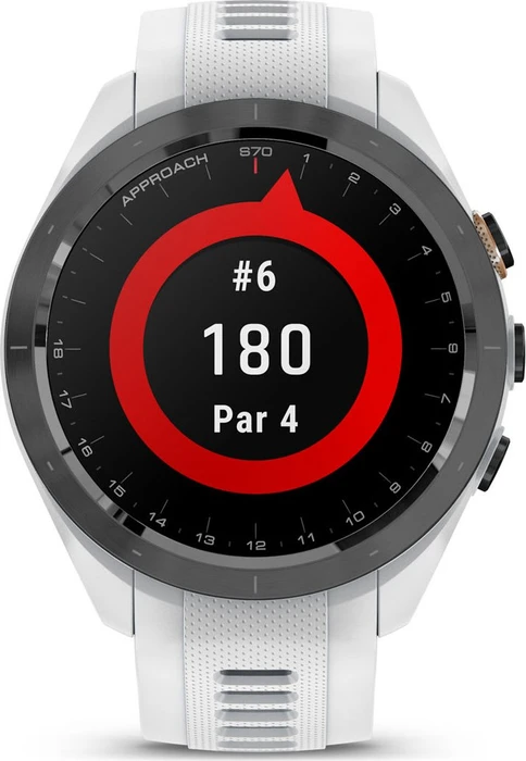 Garmin Approach S70 42mm GPS-Golfuhr black ceramic/white
