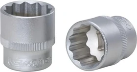 KS Tools Außenzwölfkant Steckschlüssel 3/8", 19x30mm
