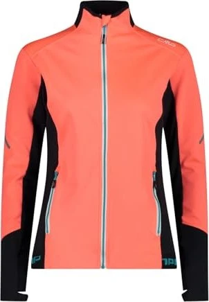 CMP Hybrid Funktionsjacke fluo rot (Damen)