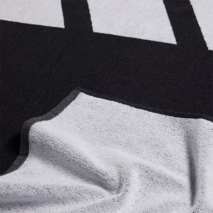 adidas groß Handtuch schwarz/weiß