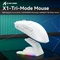 Attack Shark X1 Tri-mode Wireless Gaming Mouse mit Ladestation, rot, USB/Bluetooth Vorschaubild