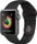 Apple Watch Series 3 Aluminium 38mm grau mit Sportarmband schwarz (MTF02ZD/A)
