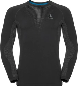 Odlo Performance Warm Funktionsshirt langarm black/odlo concrete grey (Herren)