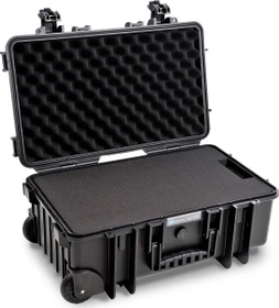 B&W International Outdoor Case Typ 6600 Koffer schwarz mit Schaumstoffeinsatz