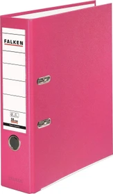 Falken Color Ordner 2-Ring PP, 80mm, A4, pink