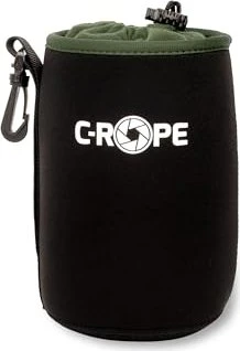 C-Rope Neopren Objektivbeutel mit Fleece-Fütterung L