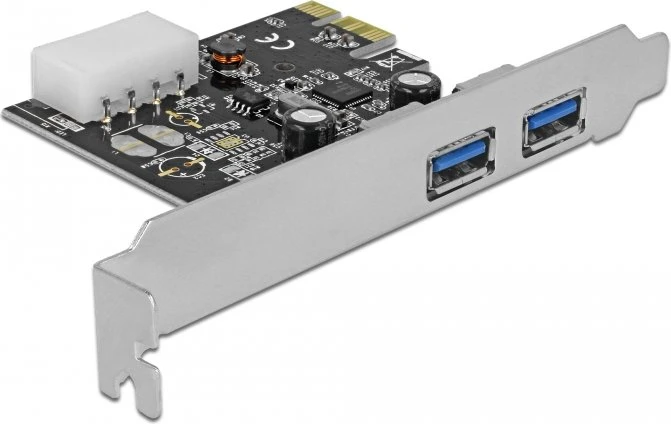 DeLOCK 2x USB 3.0, PCIe 2.0 x1
