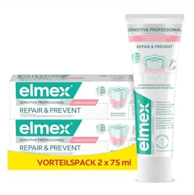Elmex Sensitive Professional Repair & Prevent Zahncreme, 150ml (2x 75ml)