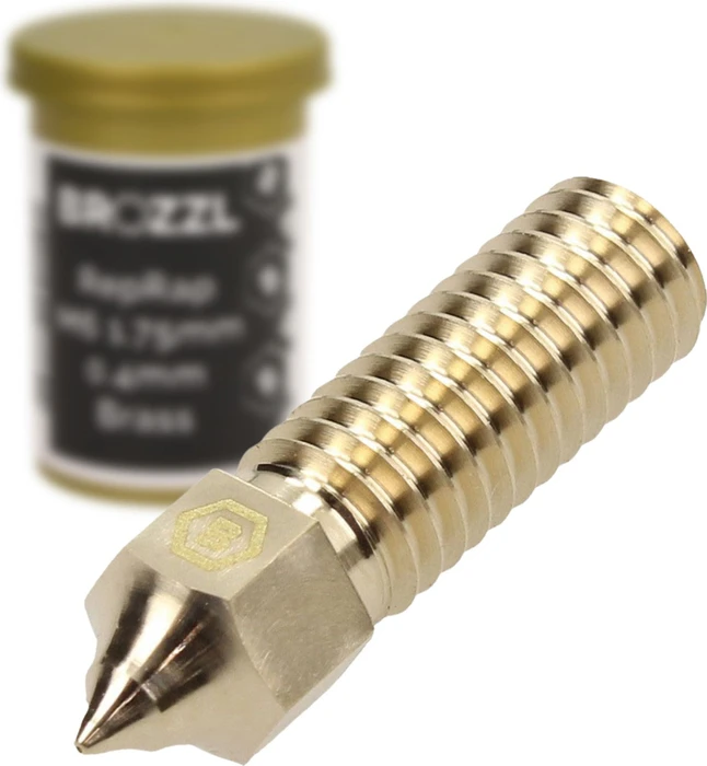 Brozzl Druckdüse Messing für Creality K1 & K1 Max, 1.75mm, 0.6mm
