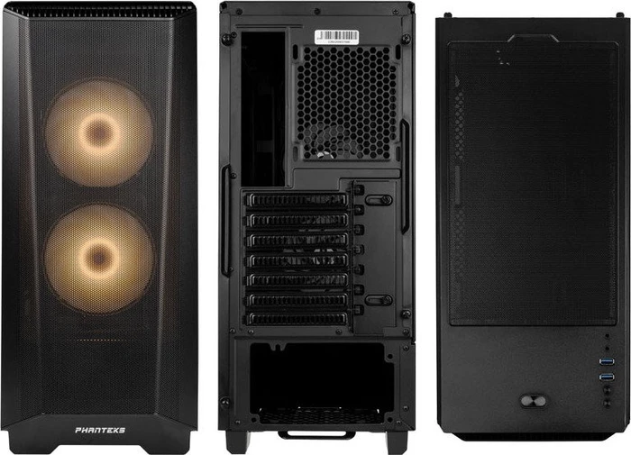 Phanteks Eclipse P360A, schwarz, Glasfenster