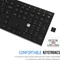 Arteck 2.4G Wireless Keyboard Stainless Steel Ultra Slim Full Size, EN Vorschaubild