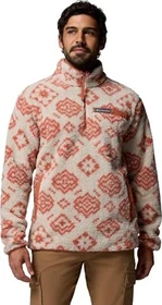 Columbia Rugged Ridge Sherpa Half Zip Fleece Pullover dark stone checked out/teak brown (Herren)