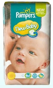 Pampers Premium Protection New Baby Gr.1 Einwegwindel, 2-5kg, 43 Stück