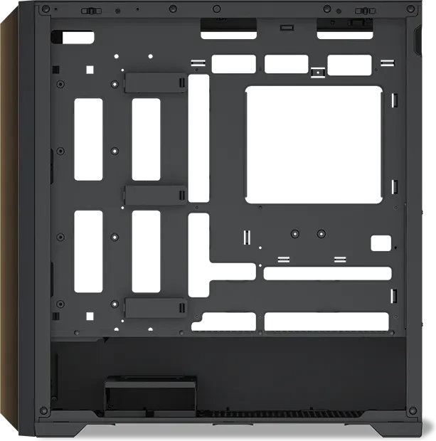 SAMA Z60, schwarz/braun, Glasfenster