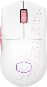 Cooler Master MasterMouse MM712 Gaming Maus weiß/rosa, Sakura Limited Edition, USB/Bluetooth