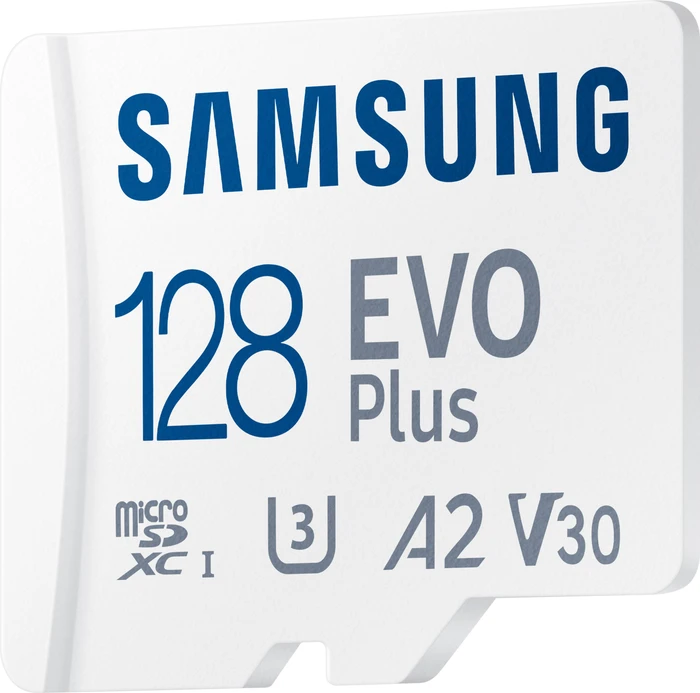 Samsung EVO Plus 2021 R130 128GB Kit, UHS-I U3, A2, Class 10