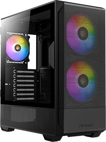 Antec NX416L, schwarz, Glasfenster