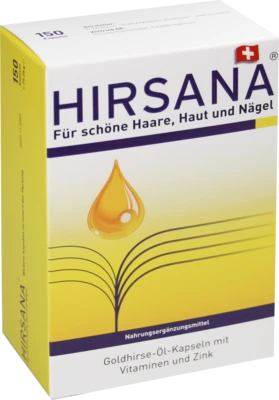 Hirsana Goldhirse-Öl-Kapseln, 150 Stück