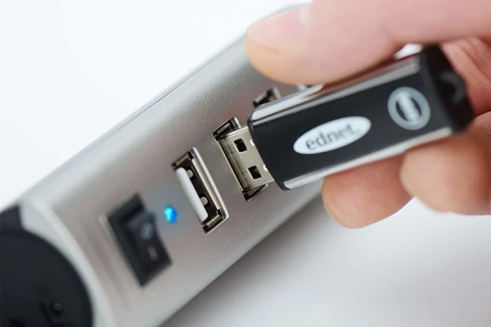 Ednet Eco USB-Hub, 4x USB-A 2.0, USB-A 2.0 [Stecker]