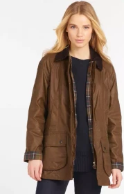 Barbour Beadnell Wax Jacke bark (Damen)
