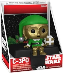 FunKo Pop! - Star Wars - Holiday Stocking Hanger C-3PO in Elf Outfit