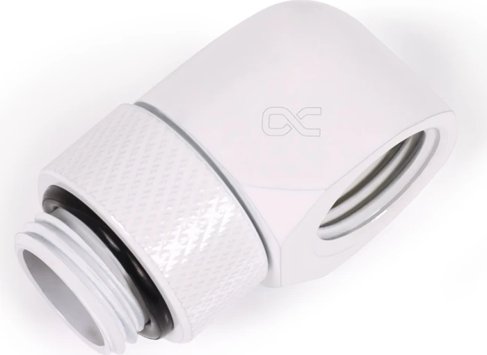 Alphacool Eiszapfen 90° L-Verbinder G1/4" AG auf G1/4" IG, white, 4er-Pack