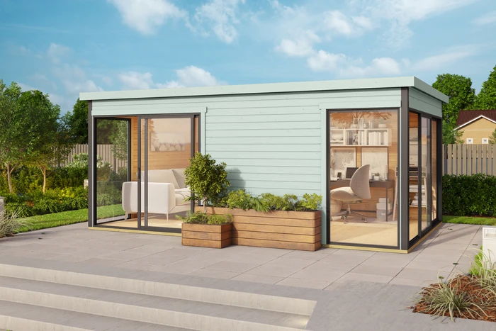 Lasita Maja Domeo 3 Gartenhaus gletschergrün
