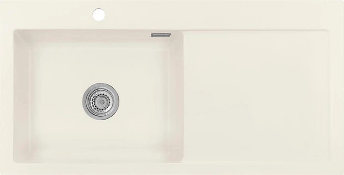 systemceram Mera 100 SL F Einbau Becken links jasmin