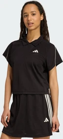 adidas Stadium 3-Streifen vom Tennis inspiriertes Poloshirt kurzarm black/off white (Damen)