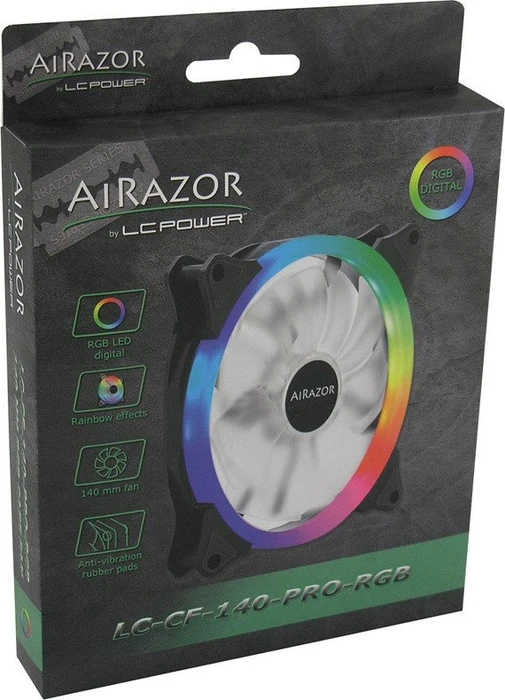 LC-Power AiRazor LC-CF-140-PRO-RGB, 140mm