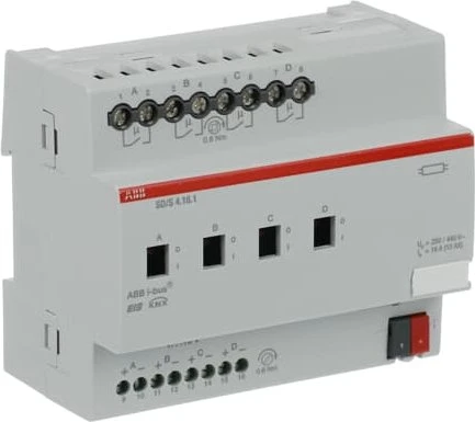 ABB SD/S4.16.1 Schalt-/Dimmaktor 4-fach, 16A, 6TE REG