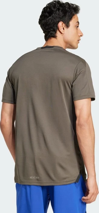 adidas Designed for Training HIIT Workout Heat.RDY Funktionsshirt kurzarm shadow olive (Herren)