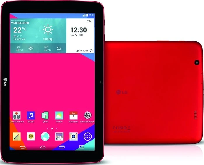LG G Pad 10.1, rot, 16GB