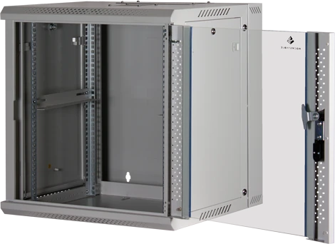 Rockstable 19" Wandschrank 12HE, Sicherheitsglastür, IP2X, weiß, 600mm tief