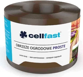 Cellfast Rasenkante 20cm braun 9m