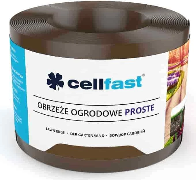 Cellfast Rasenkante 20cm braun 9m