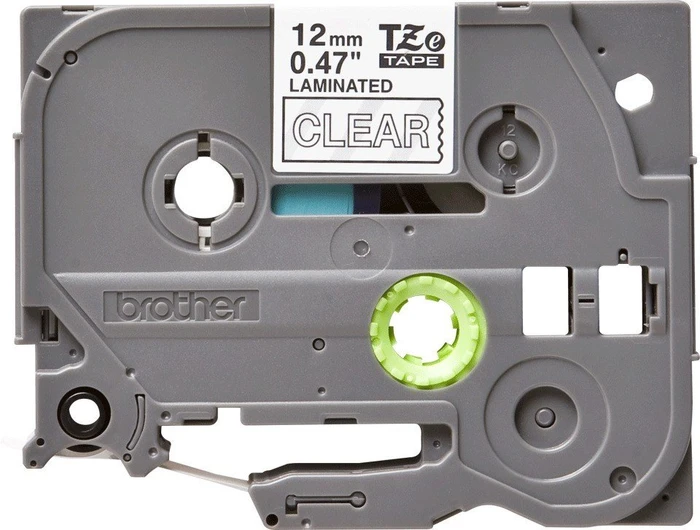 Brother TZe-135 Beschriftungsband, 12mm, weiß/transparent