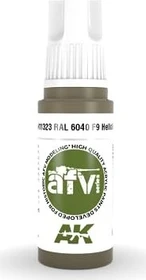 AK-Interactive 3rd Gen Acrylic Colors AFV Series RAL 6040 f9 helloliv, 17ml
