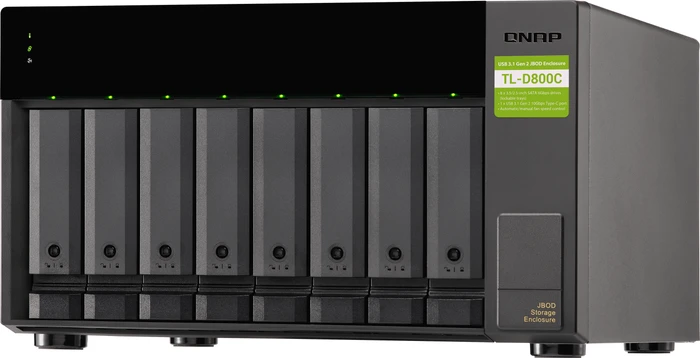 QNAP Expansion Unit TL-D800C, 1x USB-C 3.1