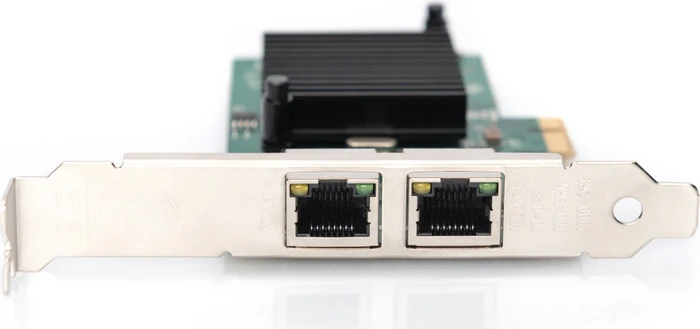 Digitus LAN-Adapter, 2x RJ-45, PCIe x1