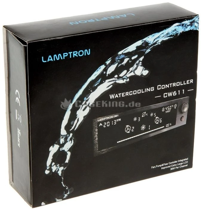 Lamptron CW611, 5.25" Lüftersteuerung, 6-Kanal