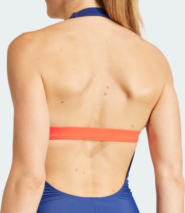 adidas Sportswear Colorblock Badeanzug dark blue/bright red (Damen)