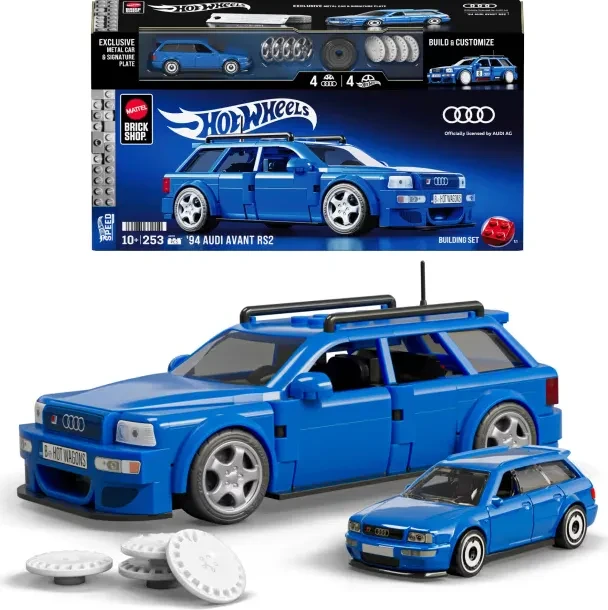 Mattel Brick Shop Hot Wheels Speed Series '94 Audi Avant RS2
