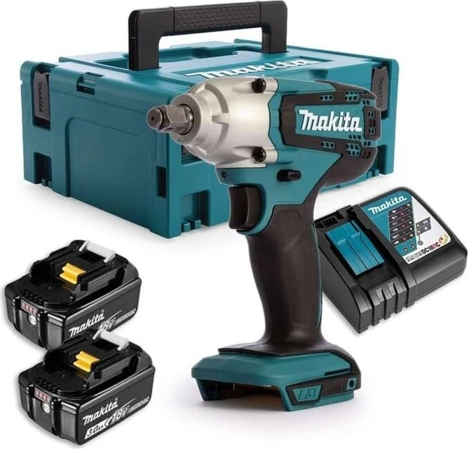 Makita DTW190RFJ Akku-Schlagschrauber inkl. MAKPAC + 2 Akkus 3.0Ah